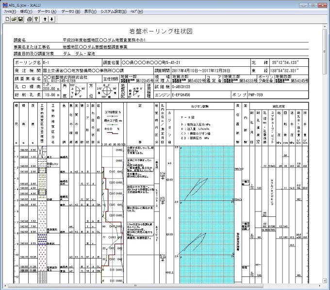 Jcオール柱状図/ジェイシーオール/サザンテック株式会社 Jcオール柱状図/ジェイシーオール/サザンテック株式会社